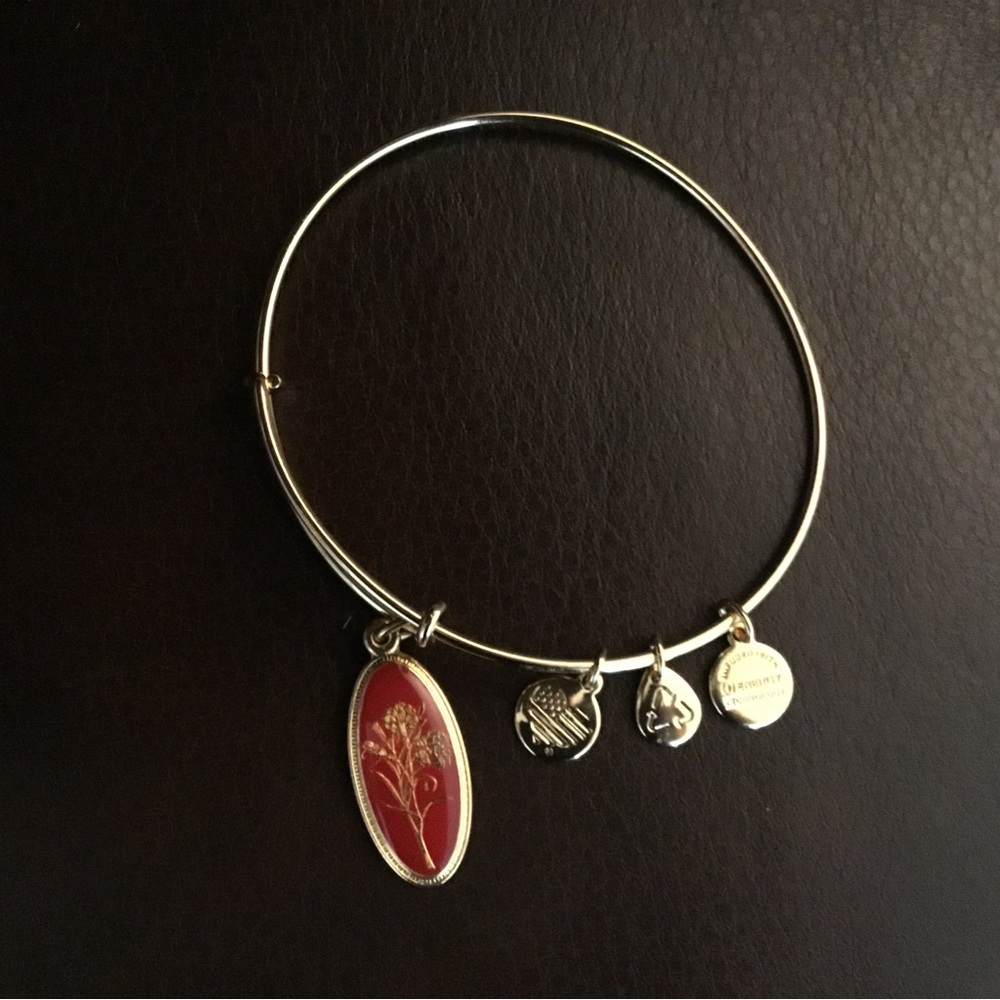 Alex and Ani love potion Carnation bracelet